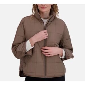 Roxy Women's Quilted Jacket Boxy brown Size XXL Large NWT
